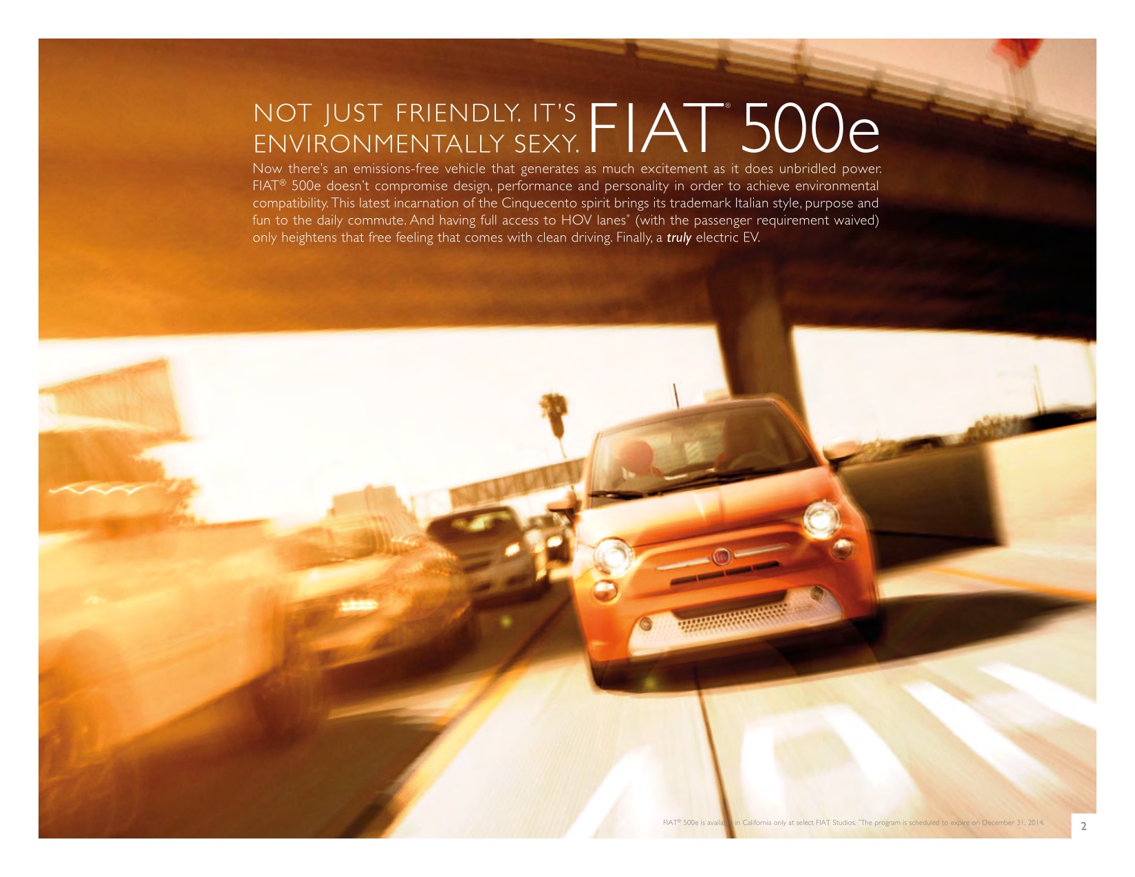 2013 Fiat 500e Brochure Page 16